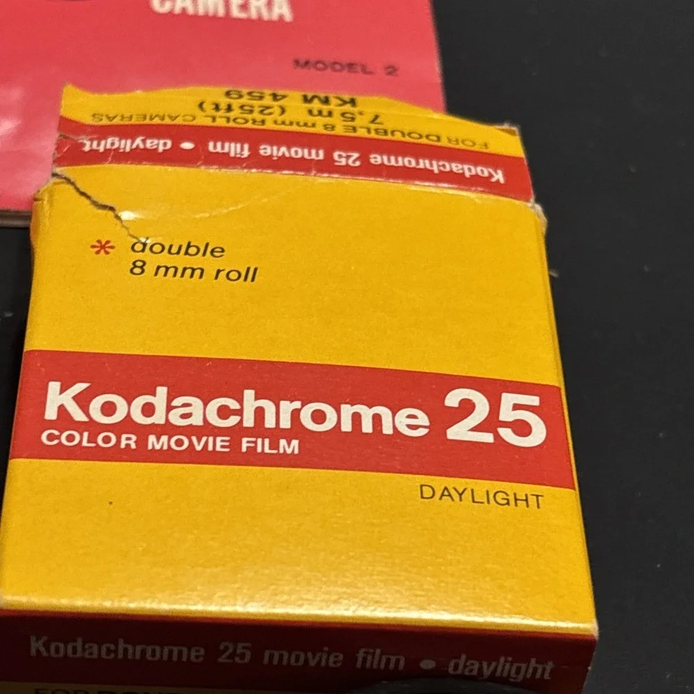 Kodak Zoom 8 Reflex Model 2 8mm Movie Camera Case Manual Kodachrome Film